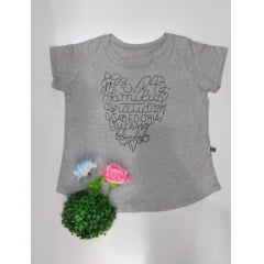 Blusa Verão Coração Escrito - REF. 2035 Blusa Verão Coração Escrito - REF. 2035