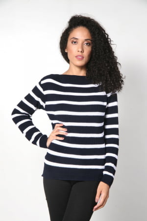 Blusa Fang Listra Assimétrica - REF. 435 Blusa Fang Listra Assimétrica - REF. 435
