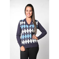 Blusa Feminina Modal Escocesa - REF. 543 Blusa Feminina Modal Escocesa - REF. 543