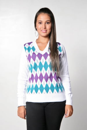 Blusa Feminina Modal Escocesa - REF. 543 Blusa Feminina Modal Escocesa - REF. 543