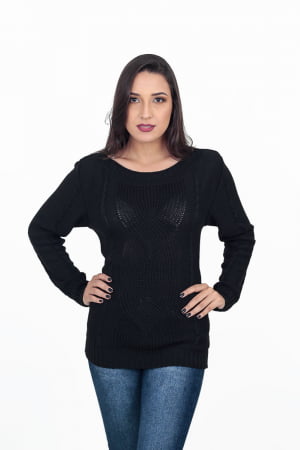 Blusa Trança Central - REF. 479 Blusa Trança Central - REF. 479