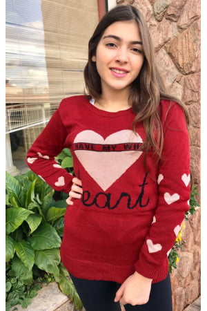 Blusa Coração Heart - REF. 202 Blusa Coração Heart - REF. 202
