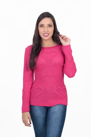 Blusa Coração - REF. 589 Blusa Coração - REF. 589