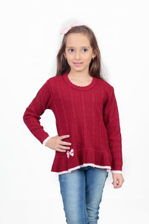 Blusa Infantil Babado - REF. 571 Blusa Infantil Babado - REF. 571