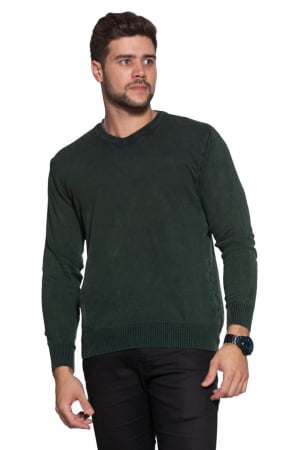 Blusa Masculina Algodão Decote V Estonada - REF. 925 Blusa Masculina Algodão Decote V Estonada - REF. 925