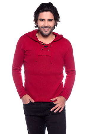 Blusa Masculina Capuz Iliós Cordão - REF. 613 Blusa Masculina Capuz Iliós Cordão - REF. 613
