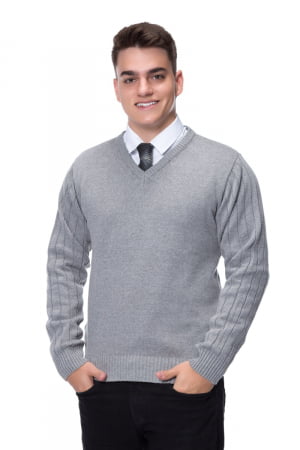 Blusa Masculina Decote V - REF. 464 Blusa Masculina Decote V - REF. 464