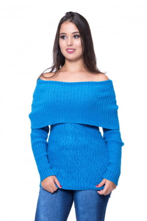 Blusa Mousse Ombro a Ombro - REF. 465 Blusa Mousse Ombro a Ombro - REF. 465