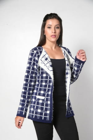 Cardigan Mousse Jacquard - REF. 233 Cardigan Mousse Jacquard - REF. 233