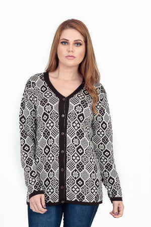 Casaco Jacquard - REF. 291 Casaco Jacquard - REF. 291