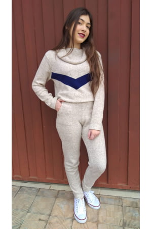 Conjunto de Mousse Gola Alta - REF. 271 Conjunto de Mousse Gola Alta - REF. 271