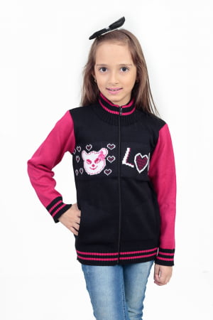 Jaqueta Infantil Ursinho Love - REF. 575 Jaqueta Infantil Ursinho Love - REF. 575
