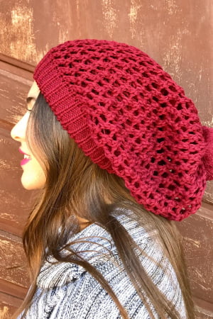 Gorro Feminino Pompom Rendado - REF. 418 Gorro Feminino Pompom Rendado - REF. 418