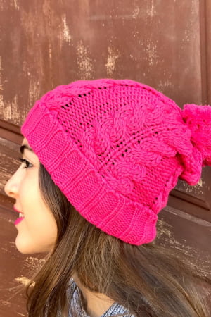 Gorro Tranças Pompom - REF. 417 Gorro Tranças Pompom - REF. 417