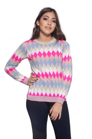 Blusa Teen Losango - REF. 962 Blusa Teen Losango - REF. 962
